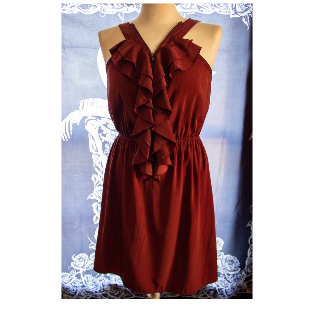 Francesca’s Collection Ruffled Mini Dress - Picture 9 of 9
